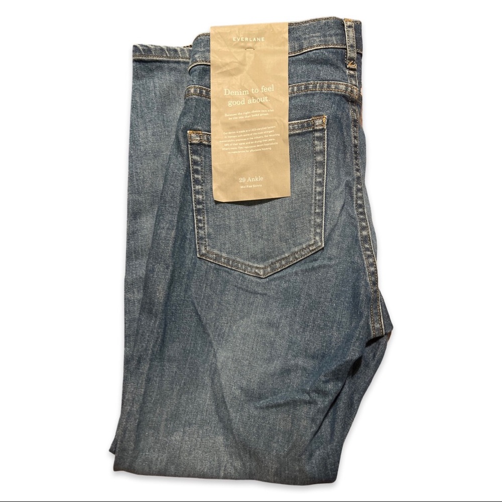 NWT Everlane skinny ankle jeans